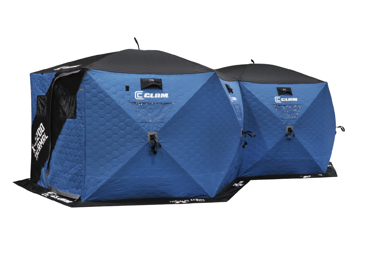 Clam X1200 Thermal Double Hub Ice Shelter