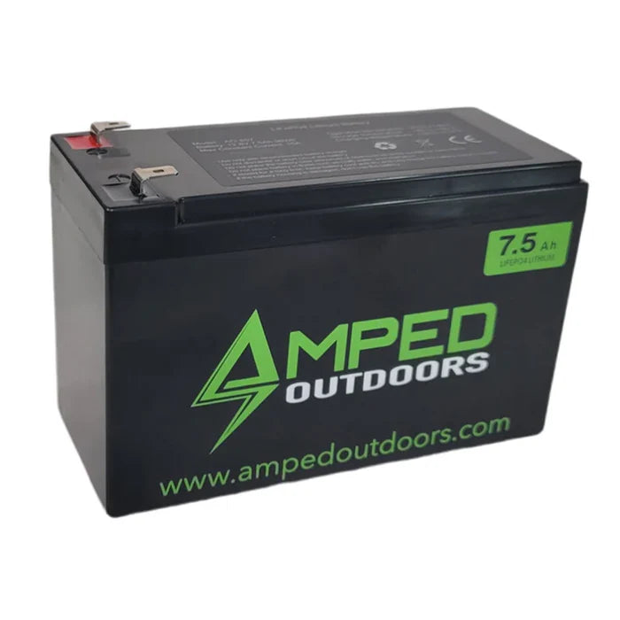 Amped Outdoors 7.5Ah Lithium Battery