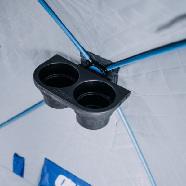 Otter Quick Attach Series Universal Dual Cup Holder For Ice Fishing Shelters