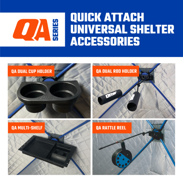 Otter Outdoors Quick Attach Dual Rod Holder