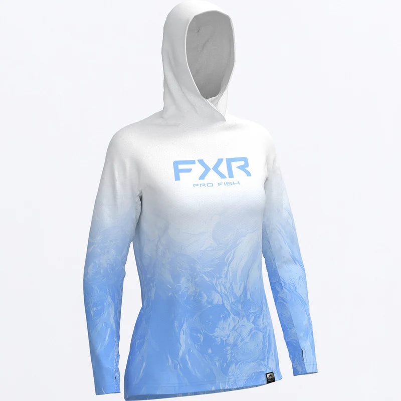 FXR Women's Derby Undertow Air UPF Pullover Hoodie