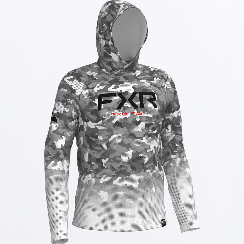 FXR Derby Drift Camo Air UPF Pullover Hoodie