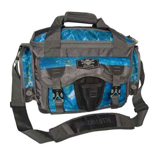 Calcutta Squall 3700 Tackle Bag w/ 4 trays, Mossy Oak Shoreline