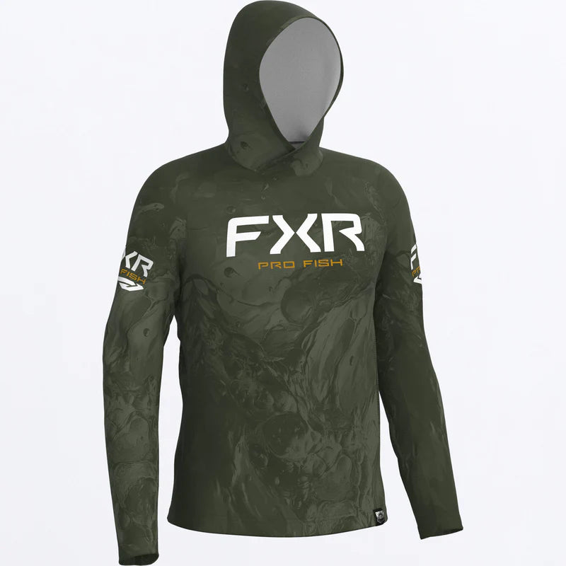 FXR Men's Derby Undertow Air UPF Pullover Hoodie