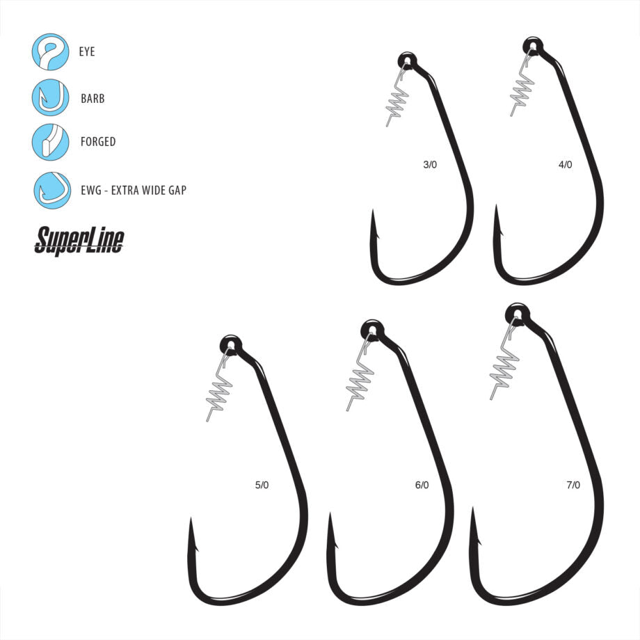 Gamakatsu Superline Spring Lock Hooks