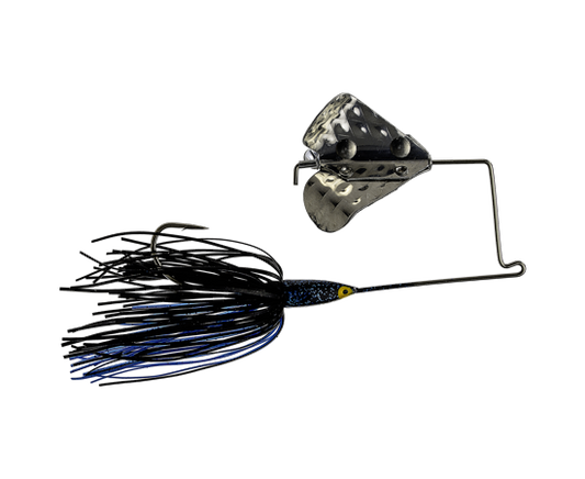 Strike King  Tri-Wing Buzz King Buzzbait, 3/16 oz, Chartreuse & Silver Blade,1pk