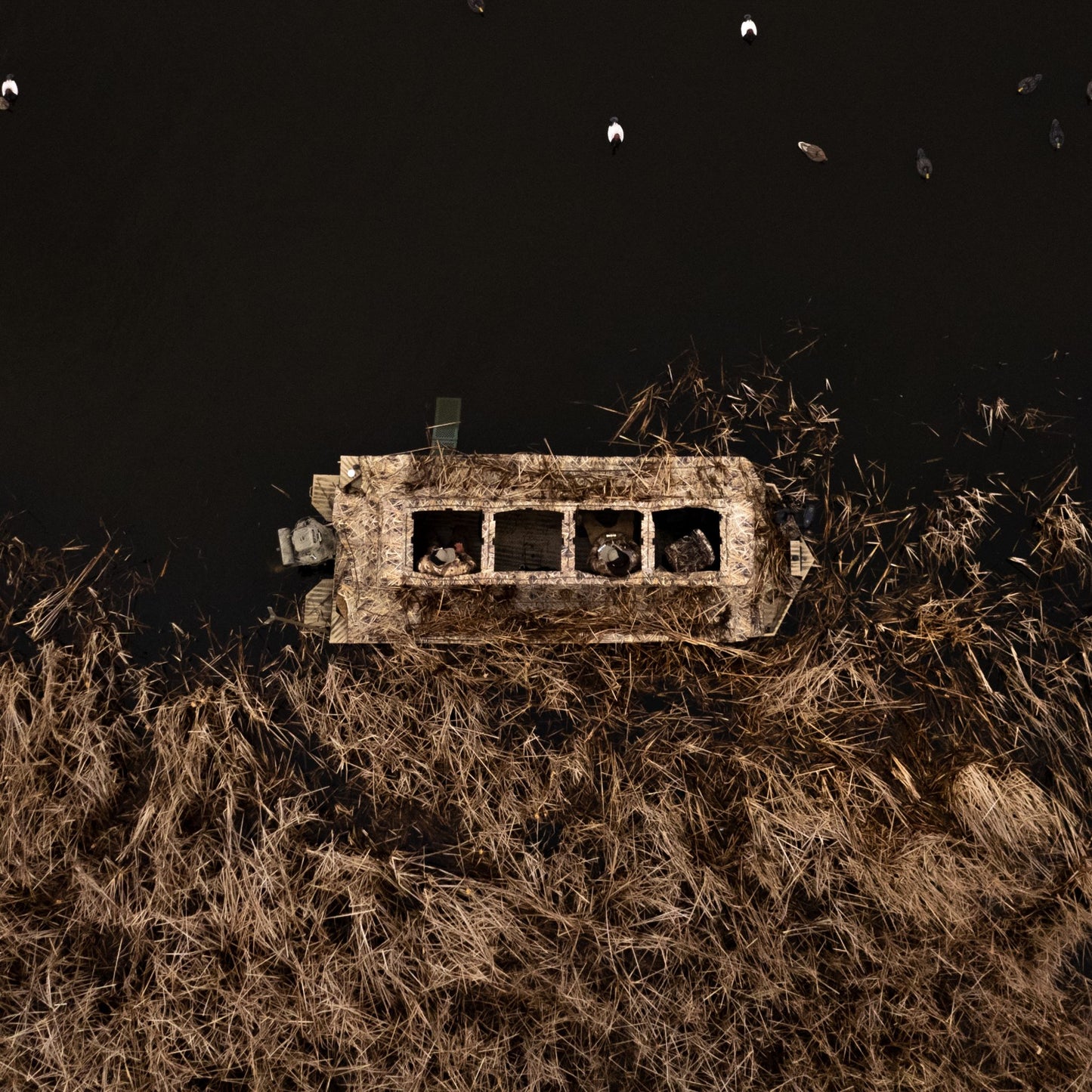 Beavertail 1800 Series Boat Blind karma wetland