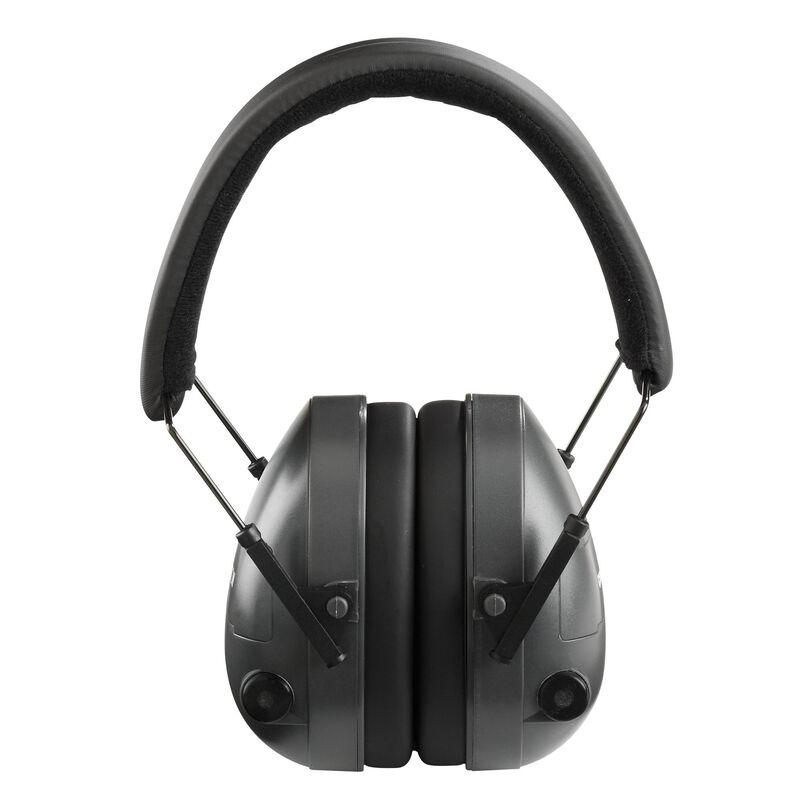 Champion 40974 Ear Muffs, Electronic, Noise Reduction, NRR 25dB, Black