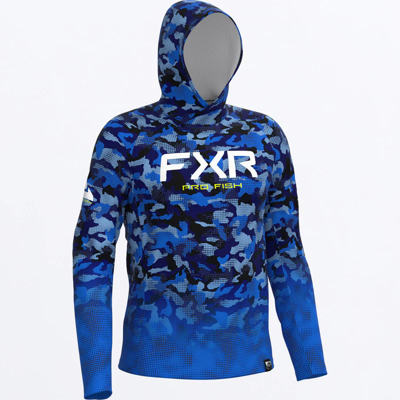 FXR Derby Drift Camo Air UPF Pullover Hoodie