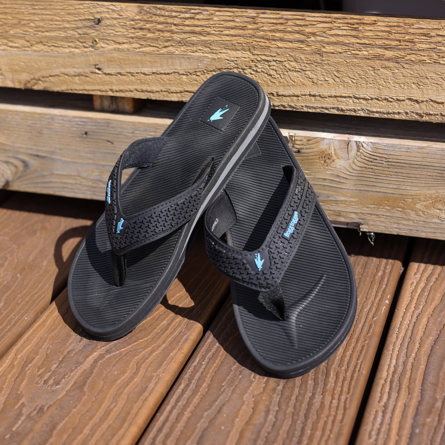Frogg Toggs Women's Flipped Out Flip Flops  Black