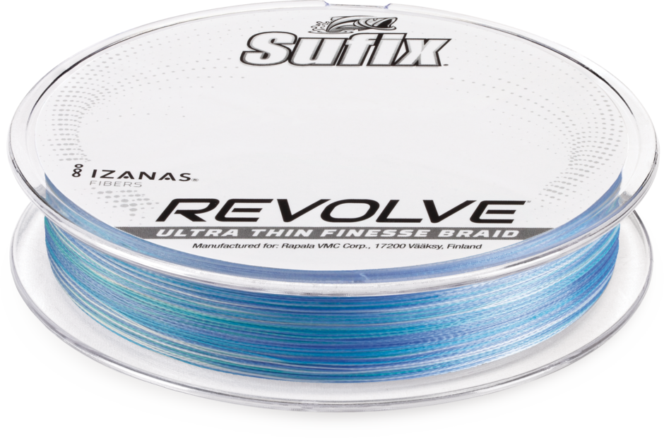 Sufix Revolve Ultra Thin Finesse Spinning Braid 200Yds