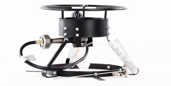 King Kooker 12″ Bolt Together Portable Propane Cooker with Flat Top 5000