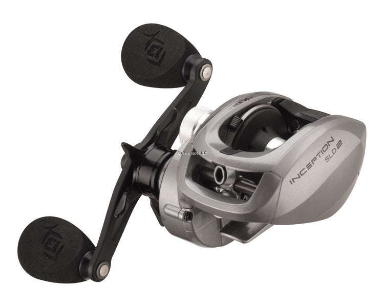 13 Fishing INSLD2-8.1-RH Inception SLIDE Baitcast Reel - 8.1:1 Gear Ratio - Right Hand Retrieve (Fresh+Salt)