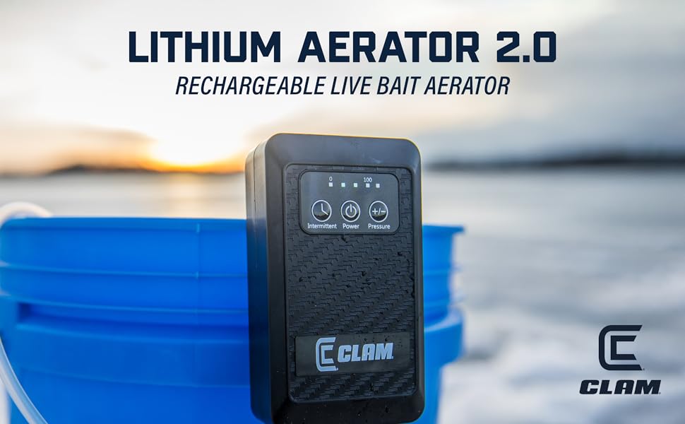 Clam Lithium Rechargeable Aerator 2.0
