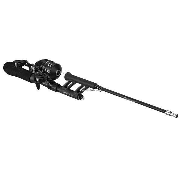 ProFISHiency TINYPCBLK Tiny Telescopic Spincast Pocket Combo, Black,14.5-20 inches,w/ 3 lb Line