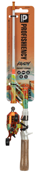 ProFISHiency KRZYTINYPC Krazy Tiny Pocket Spincast Combo