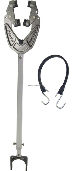 Shoreline Marine Transom Saver Deluxe 34"-46" w/Rubber Strap, Padded Aluminum Head