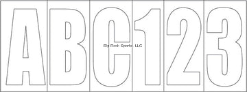BOAT LETTER AND NUMBER KIT 3"