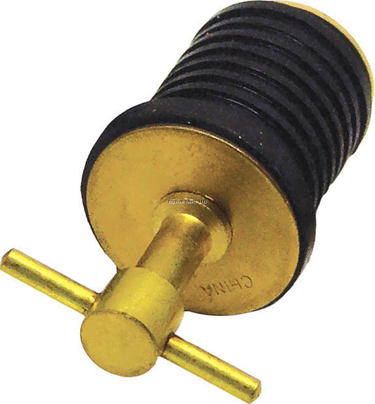 Shoreline Marine drain Twist Plug 1" Brass