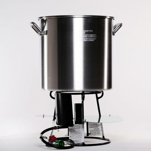 King Kooker 6013N The Sack Pack Crawfish Kit with Single Jet Cooker and 60 Quart Aluminum Pot