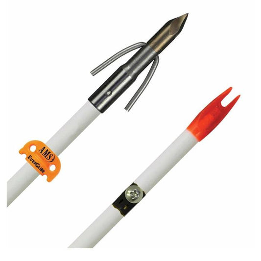 AMS Bowfishing White AMS Chaos Arrow with Point