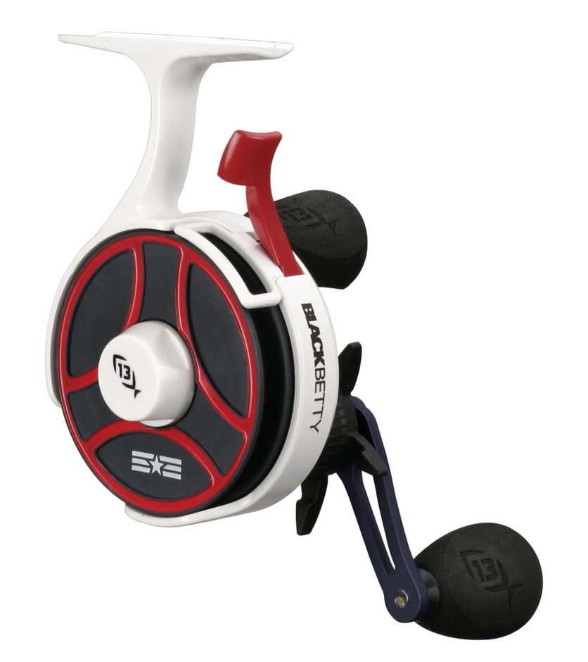 13 Fishing Black Betty FreeFall Ghost Inline Ice Fishing Reel