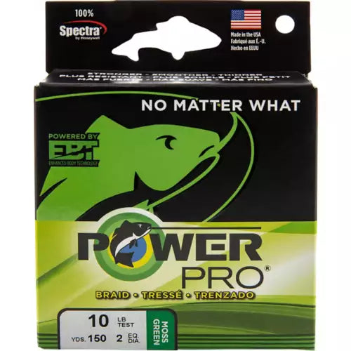 Power Pro Braided Fishing Line MOSS GREEN