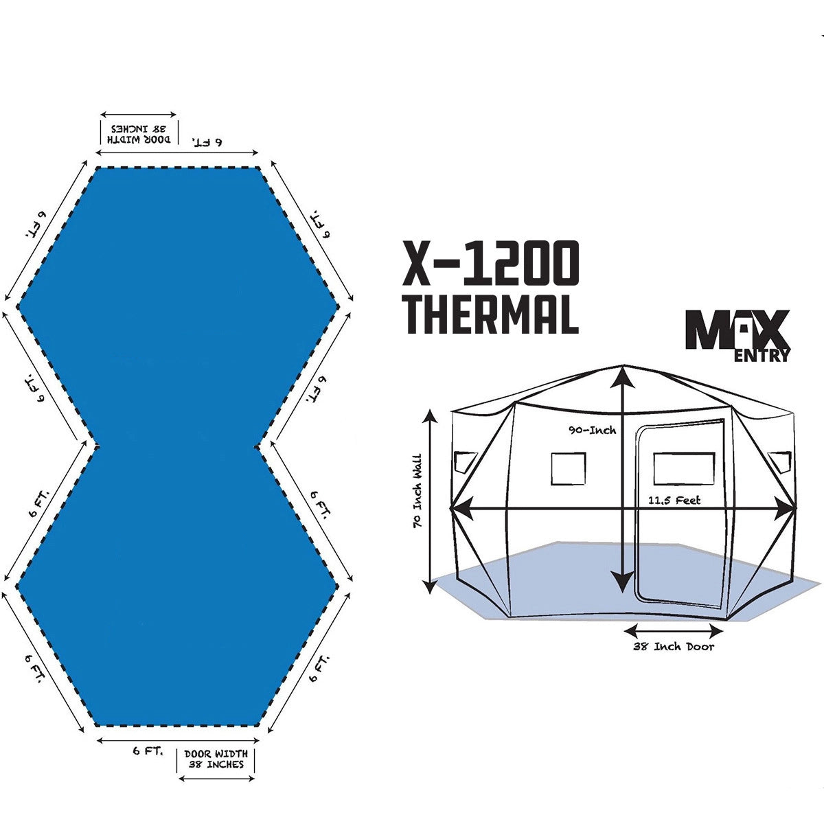 CLAM X-1200 Thermal Hub Shelter