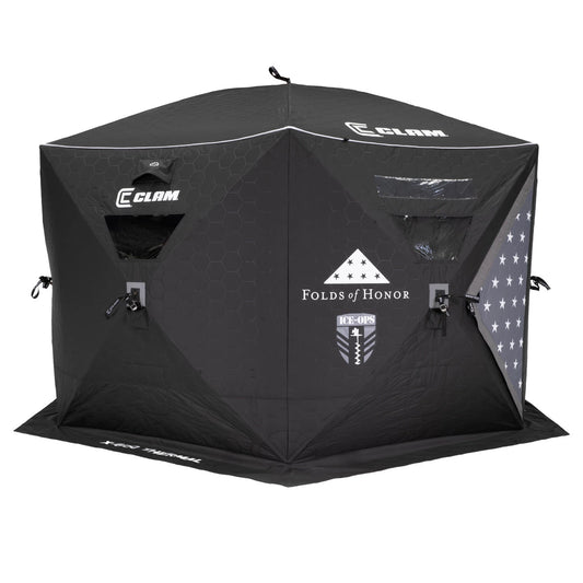 Clam X-600 Thermal Ice Ops Edition Hub Ice Shelter