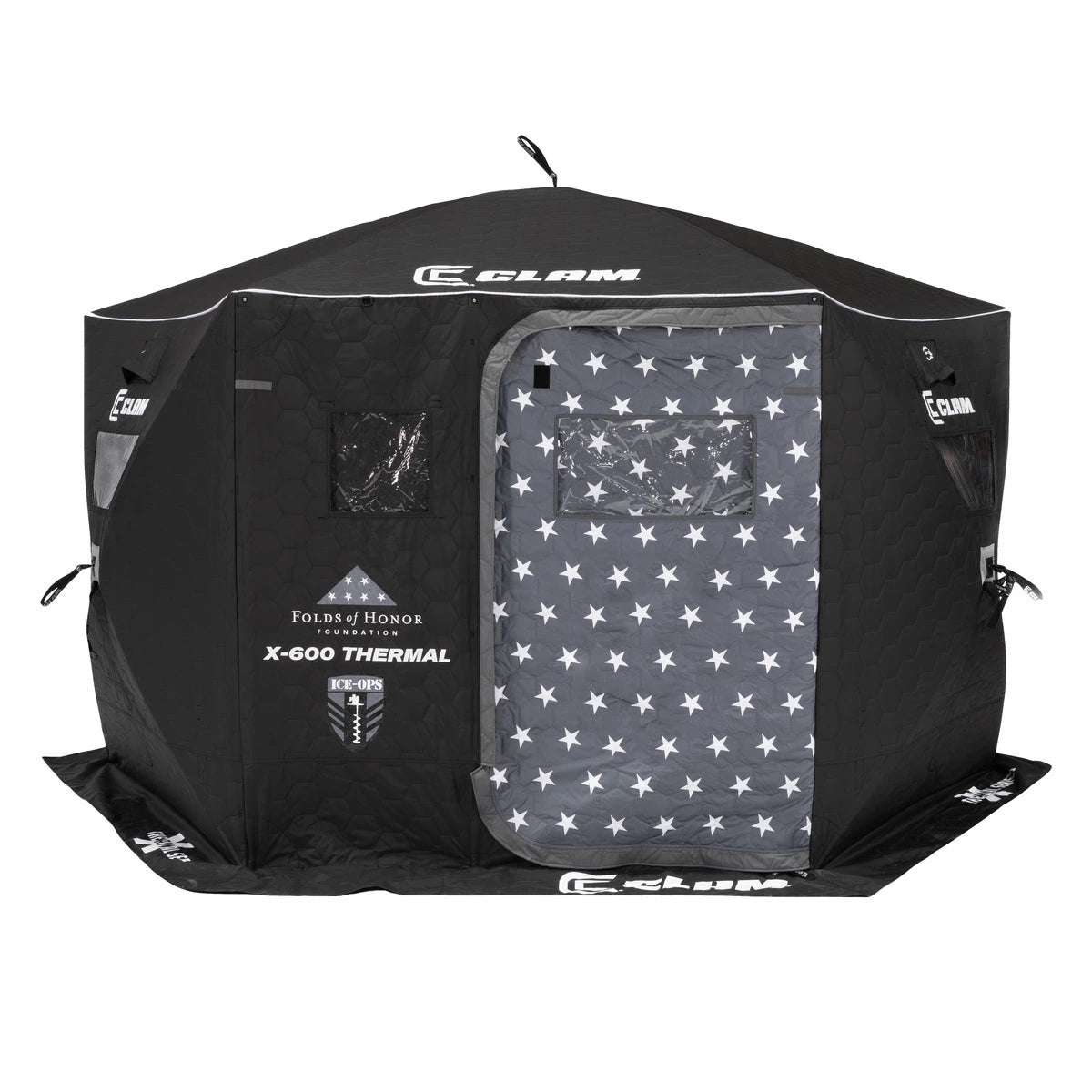 Clam X-600 Thermal Ice Ops Edition Hub Ice Shelter