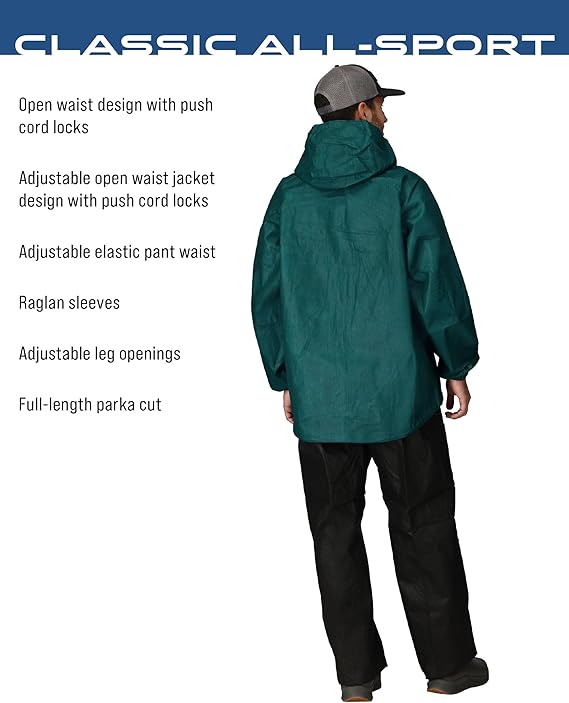 Frogg Toggs Men's Classic All-Sport Waterproof Breathable Rain Suit