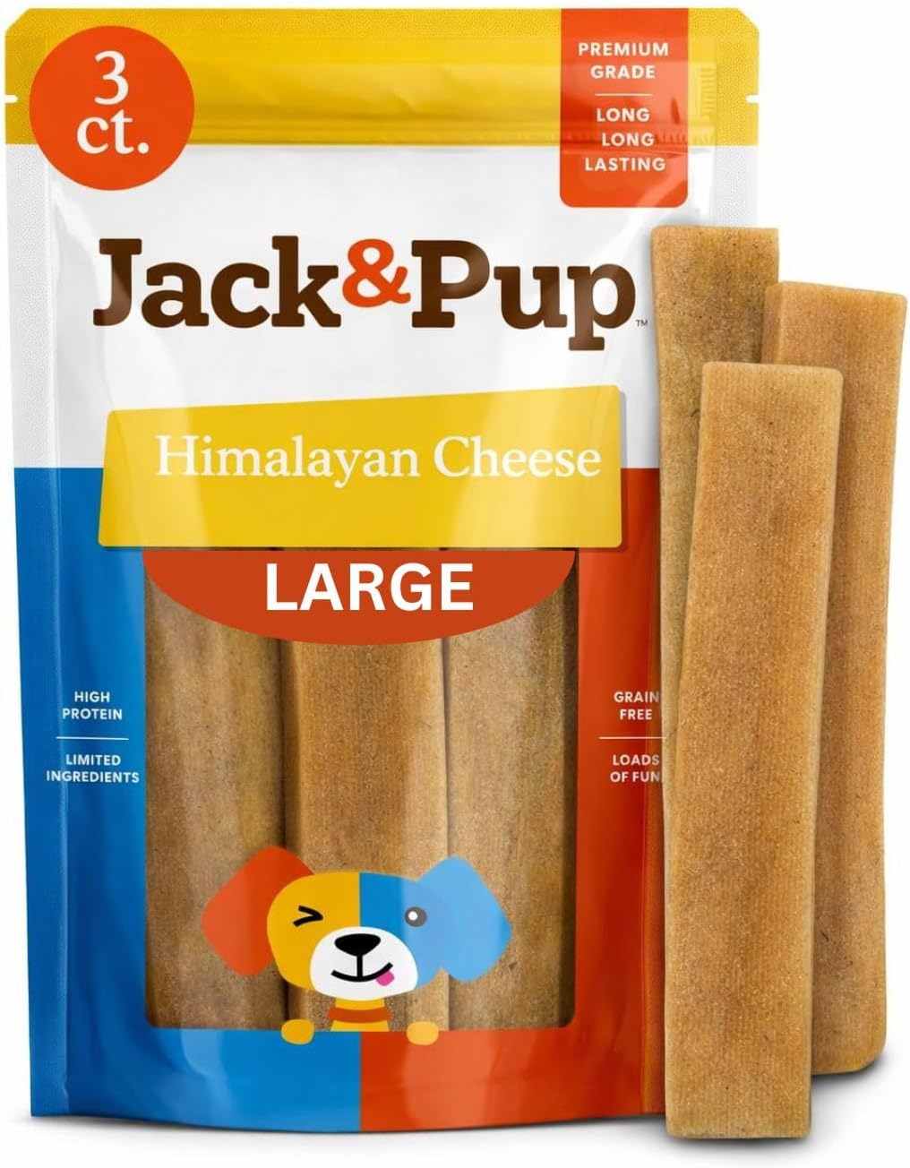 JACK &PUP HIMALAYAN CHEESE DOG CHEWS