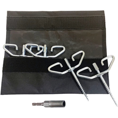 TROPHY ANGLER RAZR-BACK Power-Drill Ice Anchor