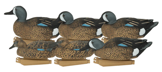 GHG Pro-Grade Blue-Winged Teal Decoys 1/2 doz