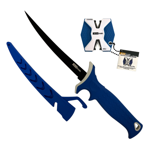 AccuSharp Fillet Knife with Two-Step Carbide-Ceramic Sharpener