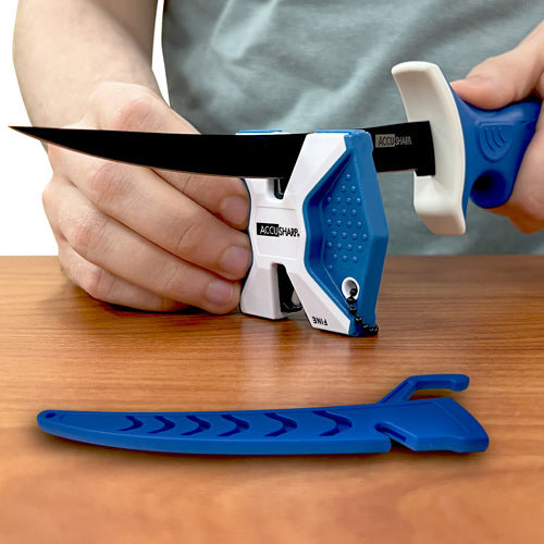 AccuSharp Fillet Knife with Two-Step Carbide-Ceramic Sharpener