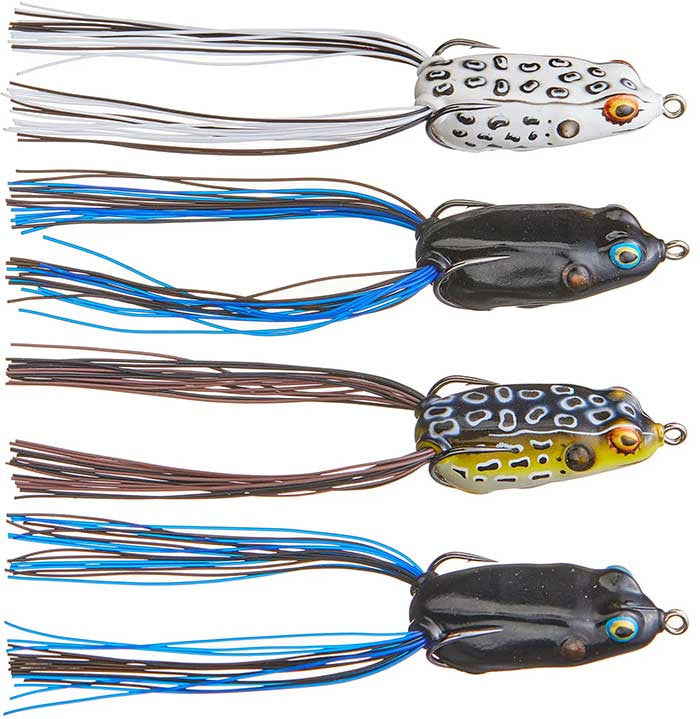 BOOYAH Pad Crasher Jr. Eco System Assorted Frog 4 Pack