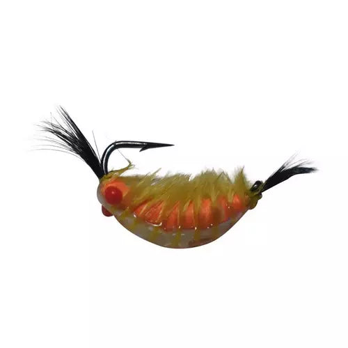 Kenders Tungsten Red Eyed Shrimp Glow Jig