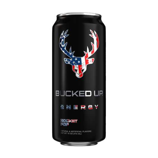 BUCKED ROCKET POP ENERGY DRINK