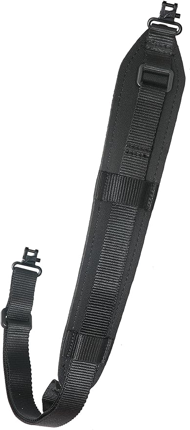 Outdoor Connection  Padded Super-Sling W/Quick Release Swivels Black