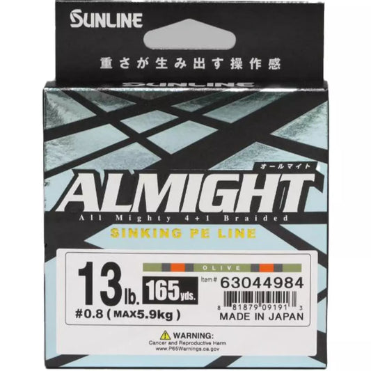 Sunline Almight Sinking Braided Fishing Line