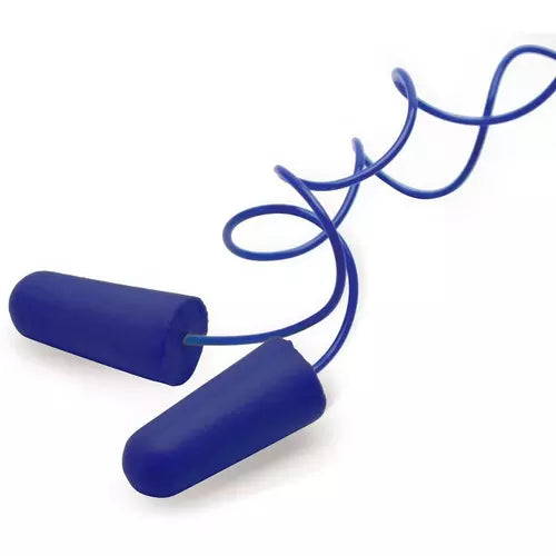 Walkers2 PAIRS BLUE CORDED FOAM PLUGS WITH PLASTIC CASE