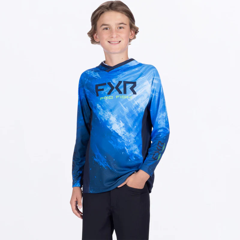 FXR Youth Derby UPF Pullover hoodie