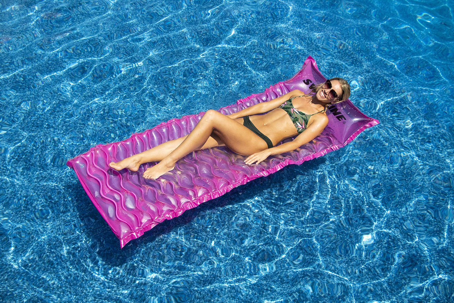 swimline insta mat float 72x32 air mattress