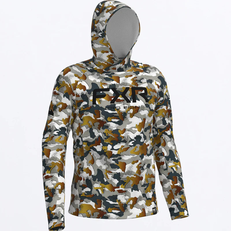 FXR Derby Drift Camo Air UPF Pullover Hoodie