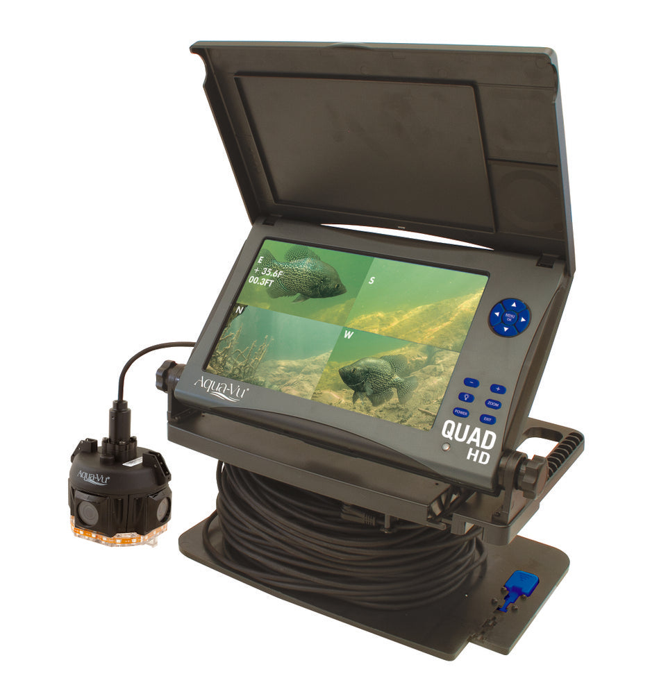 Aqua-Vu 200-5132 Quad HD Camera- 4 cameras for 360 degree view, 10" screen,