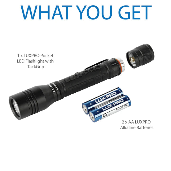 LUXPRO 300 Lumen High-Output Everyday Pocket Light V3