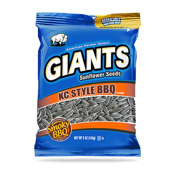 GIANTS SUNFLOWER SEEDS 5 oz. Re-Sealable Bags