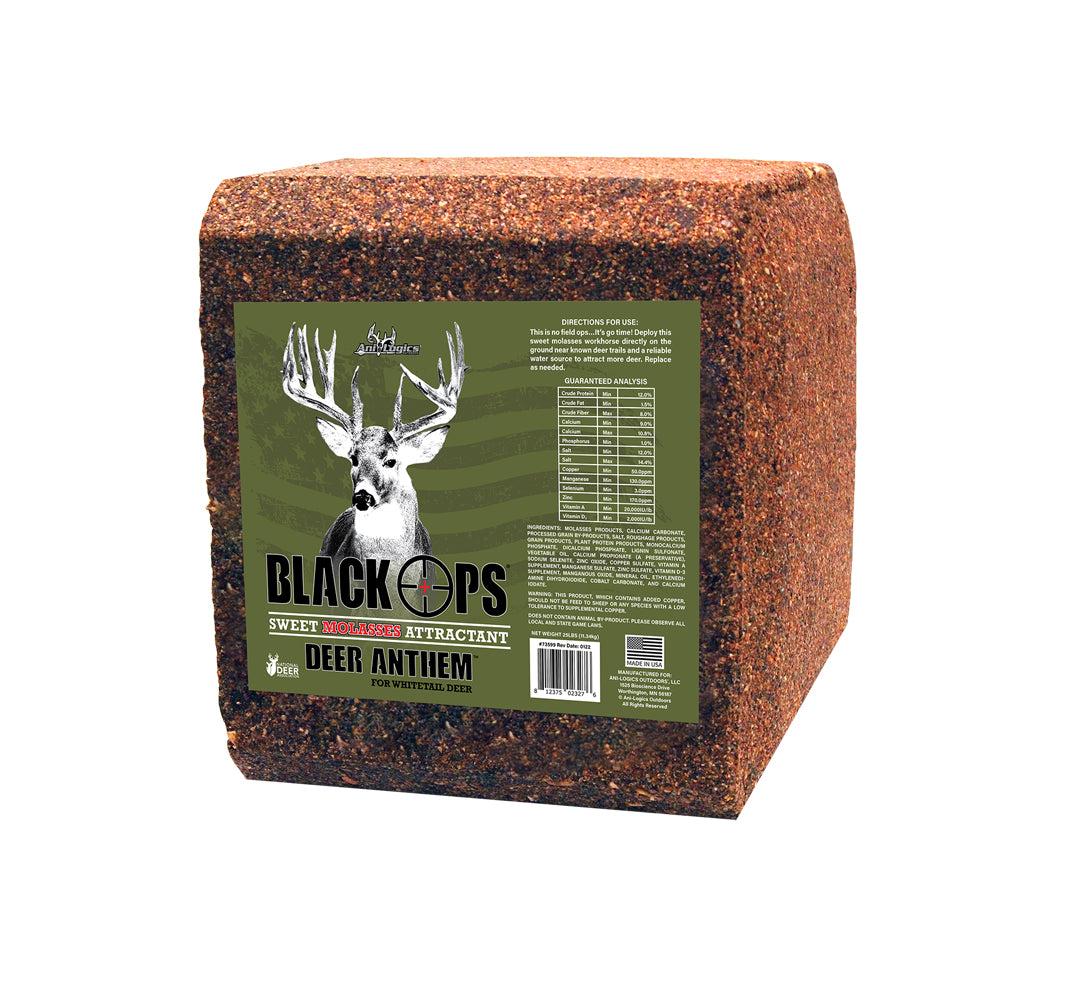 Ani-Logic black opps Deer Anthem Molasses 25lb Block