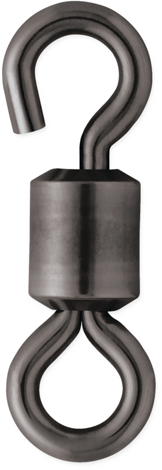 BSOERS BLACK STAINLESS STEEL OPEN EYE ROLLING SWIVEL
